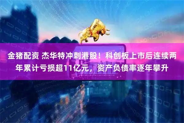 金猪配资 杰华特冲刺港股！科创板上市后连续两年累计亏损超11亿元，资产负债率逐年攀升