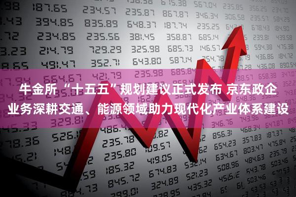 牛金所 “十五五”规划建议正式发布 京东政企业务深耕交通、能源领域助力现代化产业体系建设