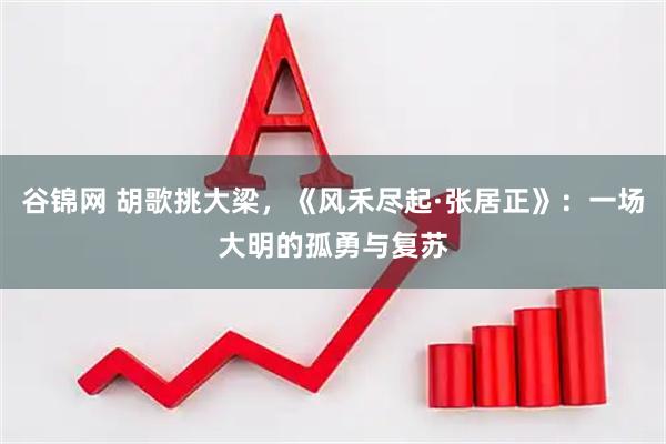 谷锦网 胡歌挑大梁，《风禾尽起·张居正》：一场大明的孤勇与复苏